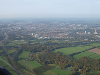 849883 Luchtfoto van het landgoed Amelisweerd tussen Utrecht en Bunnik, uit het zuidoosten.